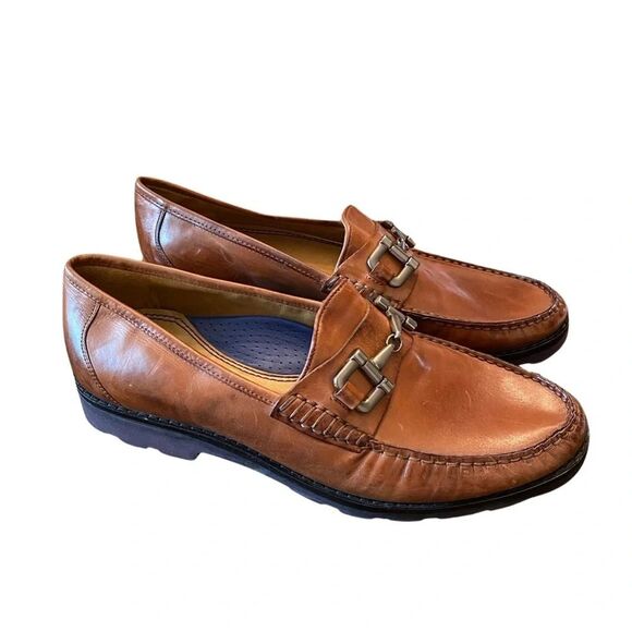 Robert Zur Patton Comfort Buckle Loafer Tan main image 5